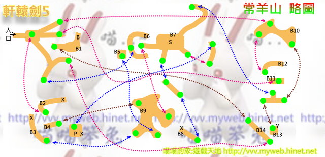 軒轅劍5 ~常羊山 略圖